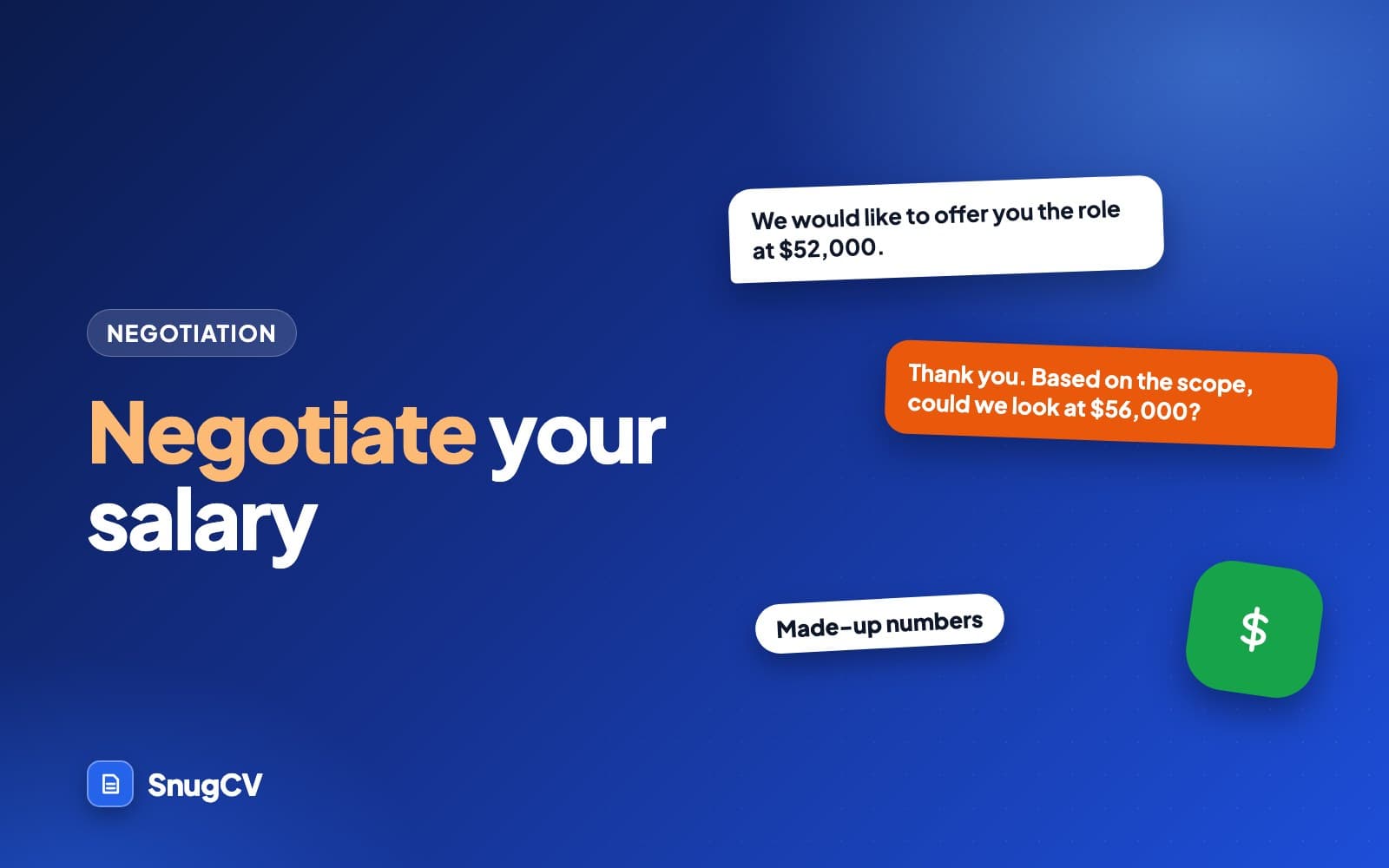 Cover: How to negotiate salary: scripts for the offer stage, showing an offer letter and a pen